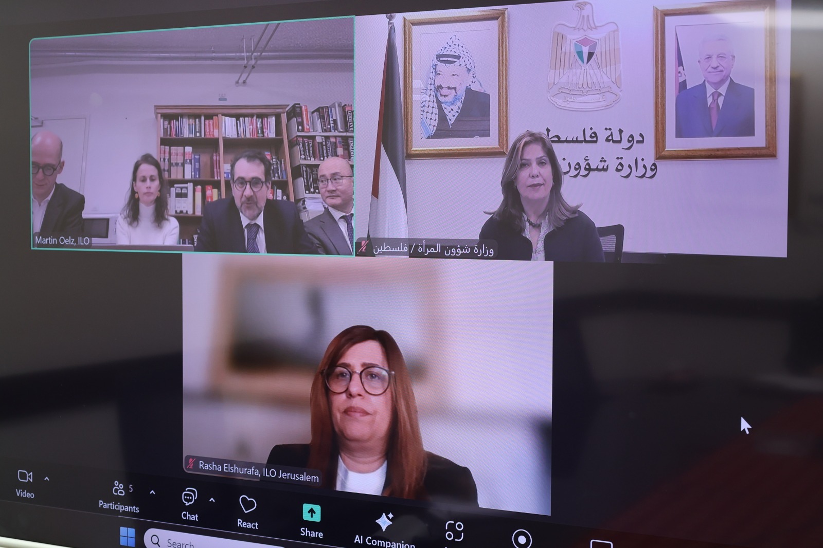وزارة شؤون المرأة ومنظمة العمل الدولية تبحثان واقع النساء العاملات في فلسطين